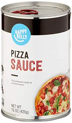 Amazon Brand   Happy Belly Pizza Sauce, Ounce
