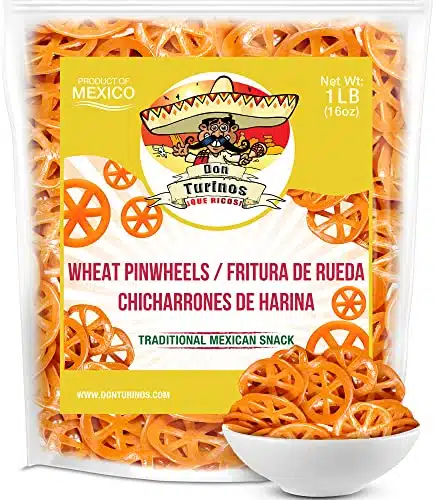 Duritos (Duros) Pinwheels Wheat Snacks LB   Mexican Wheat Wheel Pasta   Chicharrones De Harina   by Turinos
