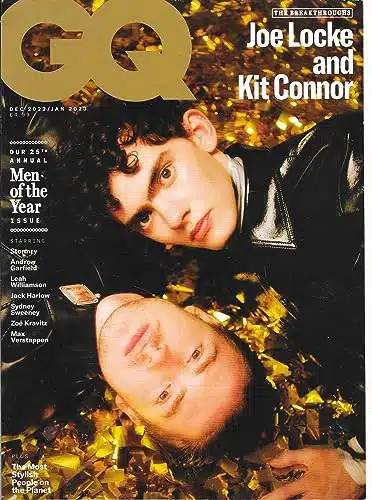 GQ Magazine (British Edition), December   January  Kit Connor & Joe Locke Cover Heartstopper