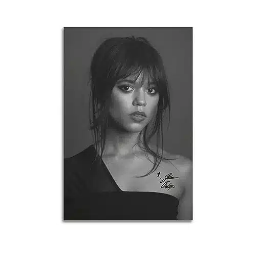 Jenna Ortega Poster Art Decor Painting Aesthetic Wall Art Canvas for Bedroom Decor xinch(xcm) Unframe style