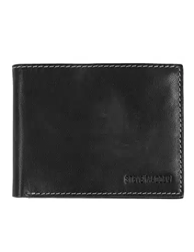 Steve Madden Mens Two Tone Passcase Black One Size