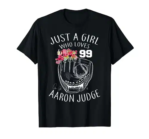 Aaron Judge Just A Girl Who Loves Aaron T Shirt   Apparel T Shirt