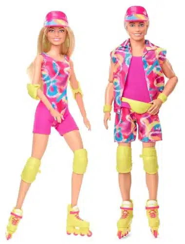 Barbie The Movie in Line Skating Doll Bundle   Barbie and Ken