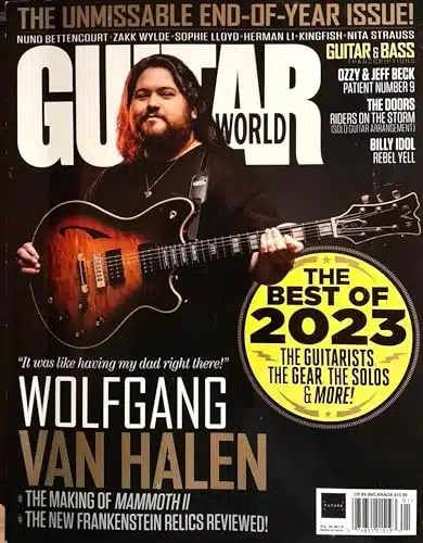 Guitar World Magazine January olfgang Van Halen
