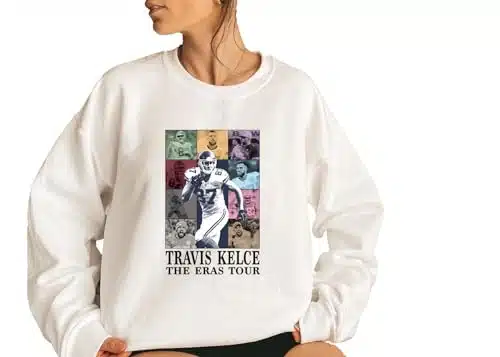 Inspired of Travis Kelce and taylor, Eras Tour, Football fan gifts,america football sweatshirt,custom design football,DTF print football designâ¦ (Travis Kelce)