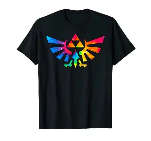 Legend of Zelda Triforce Symbol Tie Dye T Shirt
