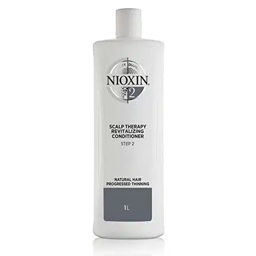 Nioxin System Scalp Therapy Conditioner with Peppermint Oil, Treats Dry Scalp, Provides Moisture Control & Balance, For Natural Hair with Progressed Thinning, fl oz