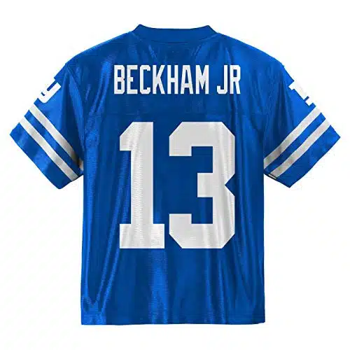 Odell Beckham Jr. New York Giants #Blue Youth Home Player Jersey (X Large )