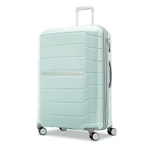 Samsonite Freeform Hardside Expandable with Double Spinner Wheels, Carry On Inch, Mint Green