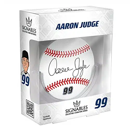 Signables Aaron Judge MLBPA Collectible     Baseball Gifts Yankees Aaron Judge Collectible   Baseball Team Gifts for Boys and Girls