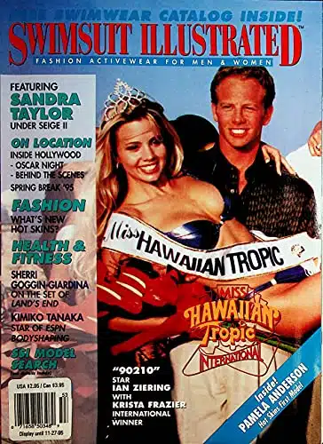 Swimsuit Illustrated Magazine Ian Ziering    Pamela Anderson wSwimwear Catalog