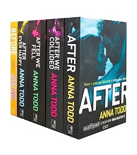 The Complete After Series Collection Books Box Set by Anna Todd (After Ever Happy, After, After We Collided, After We Fell, Before)