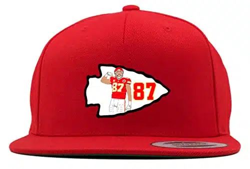 TugBoat's Emporium Snapback Travis Kelce Touchdown Hat Red