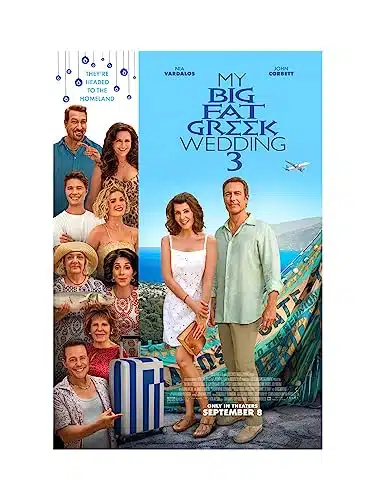 XIHOO My Big Fat Greek Wedding Poster ovie Posters Prints Bedroom Decor Silk Canvas for Wall Art Print Gift Home Decor Unframe Poster xinch xcm
