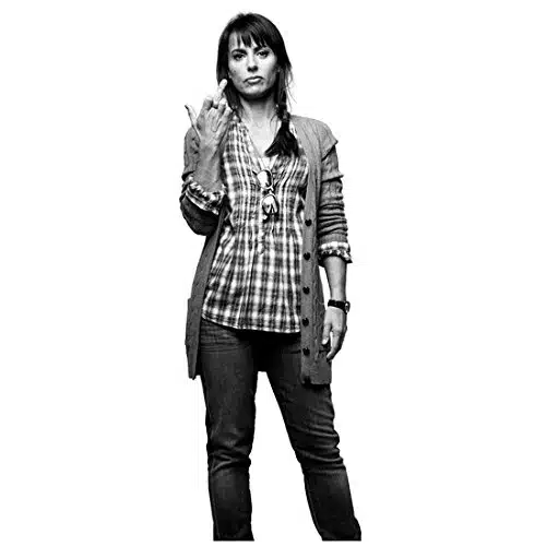 Constance Zimmer Standing Middle Finger in the Air Black and White x Inch Photo