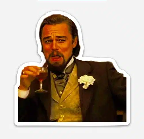 Scoutdoors Leonardo Dicaprio Laughing Meme Magnet by  Make Real Life a Meme, Great Gift for Your Refrigerator, Dorm, Garage, Locker, Office or Vehicle