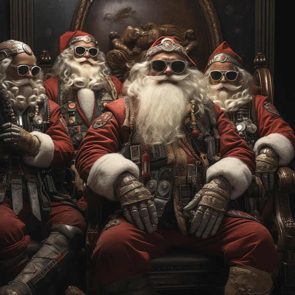 the santa clauses